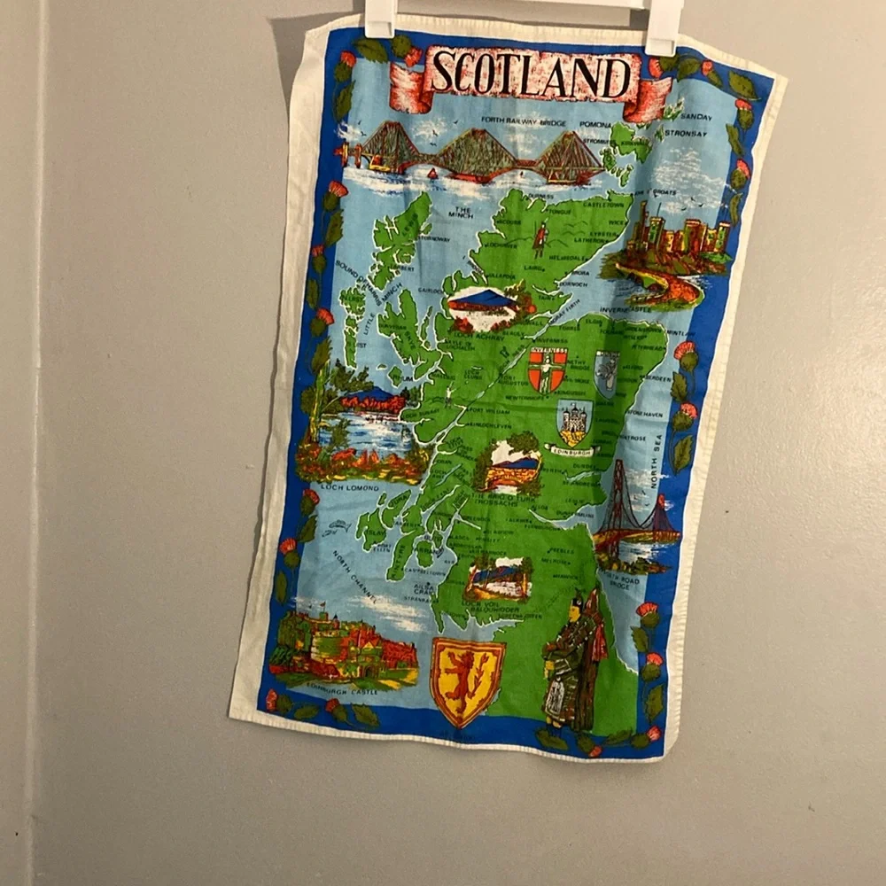 Scotland map wall tapestry
